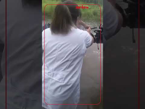 Docentes en Tucumán cruzan aguas anegadas para llegar a la escuela: "¡Está helada!"