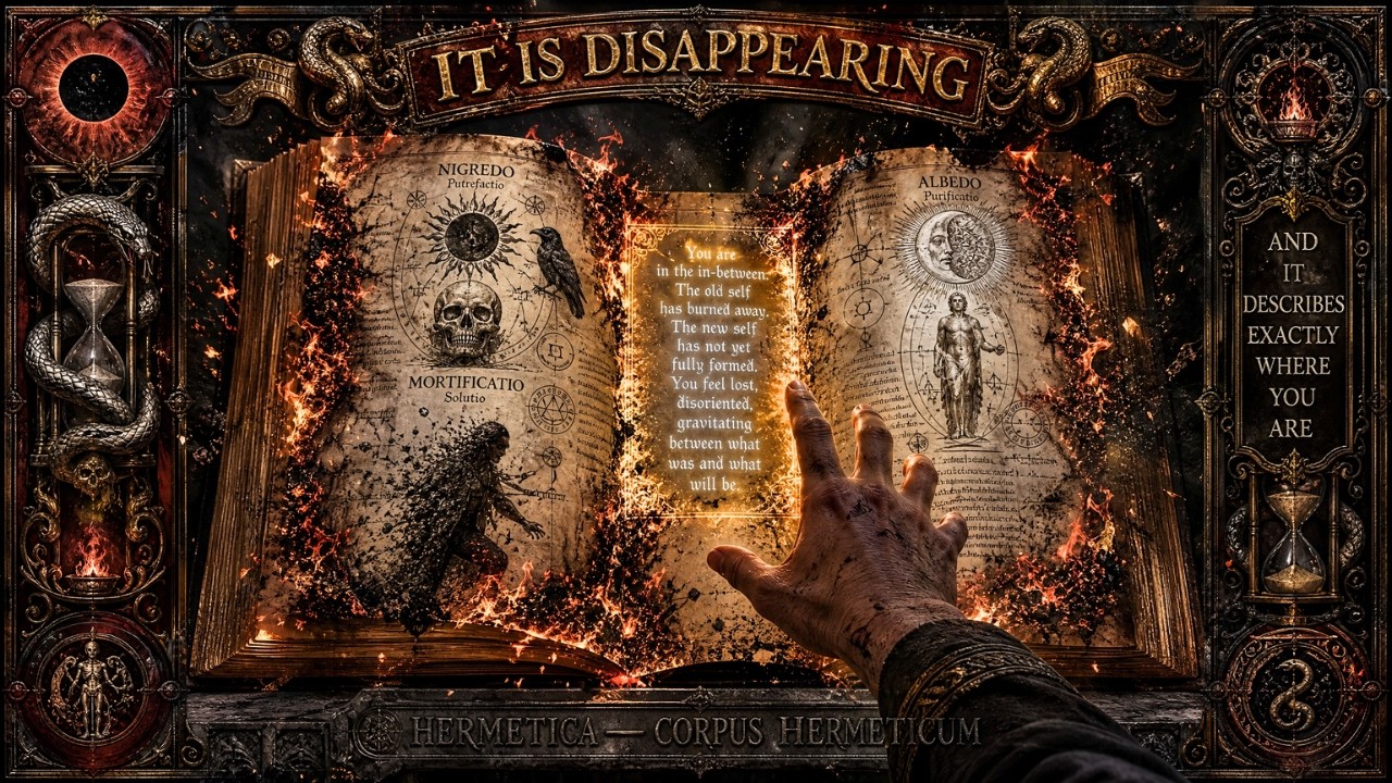 The Hermetic Knowledge That Is Disappearing — And What It Says About the Stage You Are in Right Now