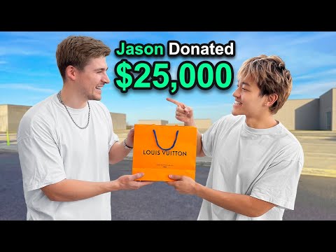 Donating $25,000 To Streamers In Real Life!