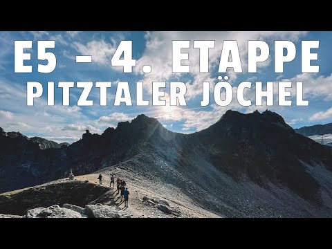 Alpenüberquerung E5 Etappe 4 Braunschweiger Hütte über Pitztaler Jöchel nach Vent #wandern #alpen