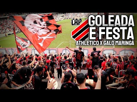 MÚSICAS OS FANÁTICOS: festa da torcida em Athletico 4x1 Galo Maringá - Paranaense 2026