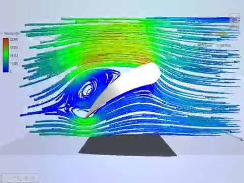 Wing Flow Separation Visualized (Stall)