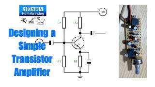57 - Designing a Simple Transistor Amplifier