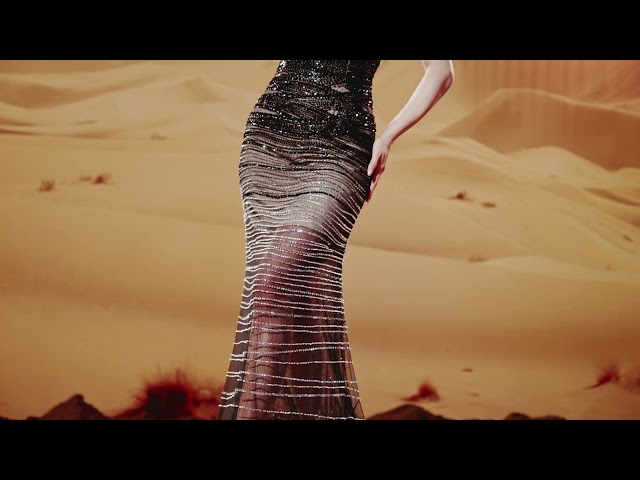 فستان تول اوف شولدرز شك كامل بالكريستال مع بطانه داخليه قصيره