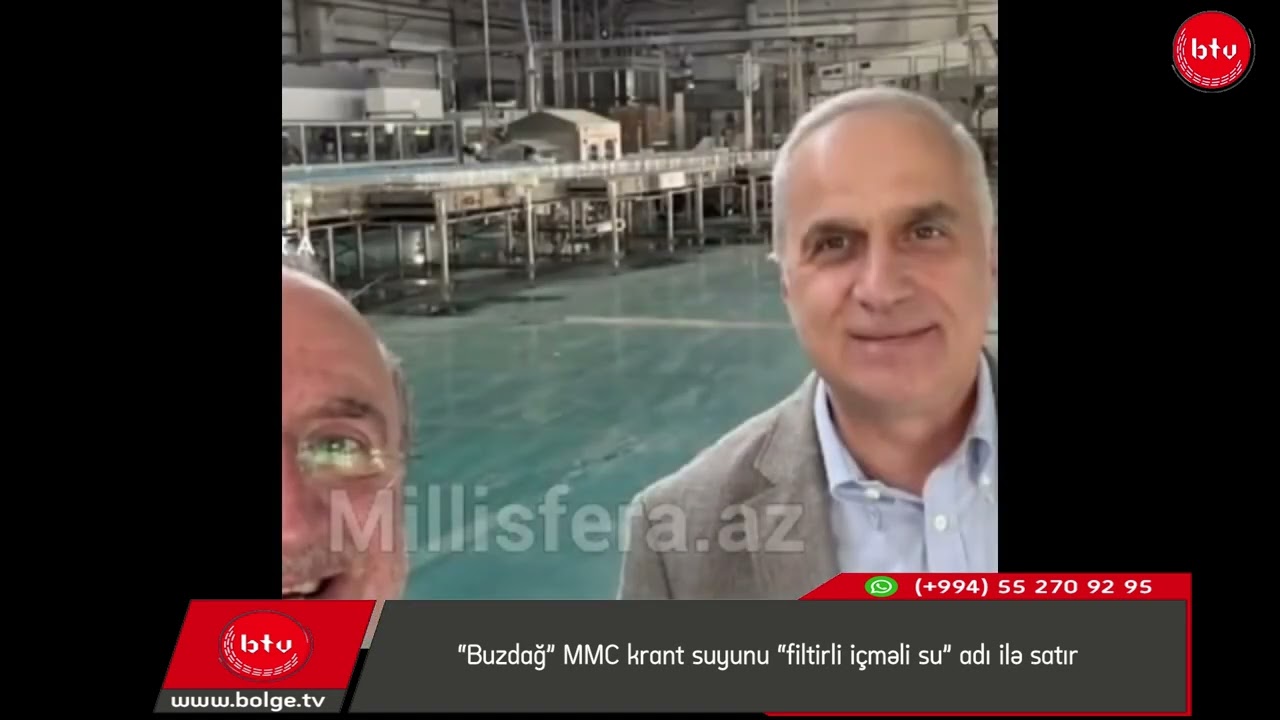 “Buzdağ” MMC krant suyunu “filtirli içməli su” adı ilə satır