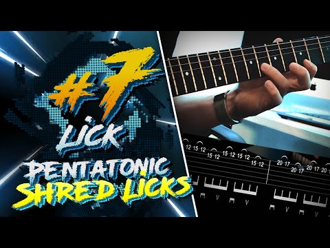 How To 7/10 Pentatonic SHRED Guitar Licks (On Screen Tabs)