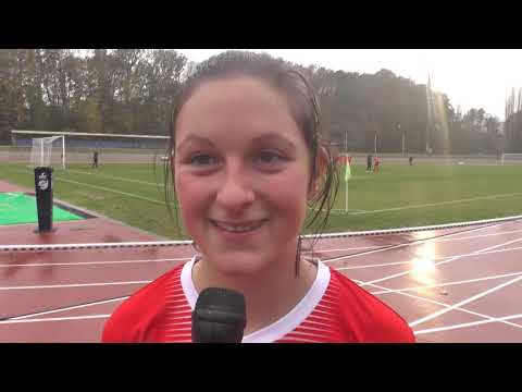 Kenza Vrithof après FWS Woluwe - Sporting de Charleroi le 13.11.2021