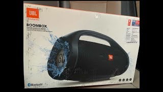 jbl boombox unboxing