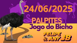 🔥 PALPITES DO DIA 24/06/2025 (TERÇA-FEIRA) | JOGO DO BICHO | GRUPOS FORTES + FEDERAL