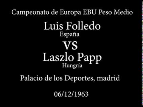 Aebox Vintage - Luis Folledo vs Laszlo Papp - Campeonato de Europa EBU