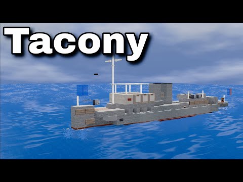 USS Tacony (SP-5) (Acquired Section Patrol Boat) | Minecraft Tutorial | 1:1 Scale