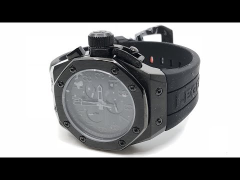 Swiss Legend Trimix Diver Chronograph Watch ⌚️ Black SL-10541BLK