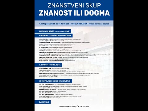 akademik Vladimir Paar:  „Samo klimatske promjene su stalne“