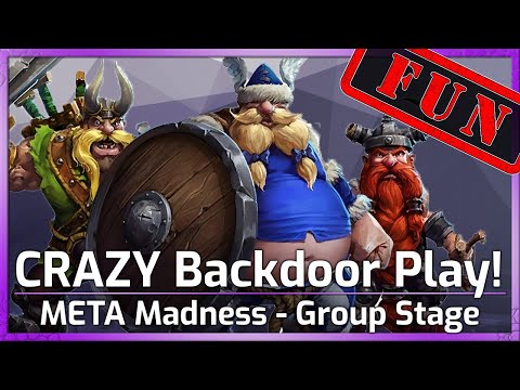 CRAZY Backdoor Play! 🤣 - META Madness Groups - Heroes of the Storm