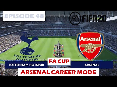 Tottenham Hotspur vs Arsenal (FA Cup) - Arsenal FC (Career Mode) Episode - 48