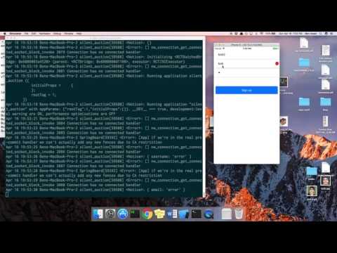 React Native Tutorial Silent Auction App Part 8