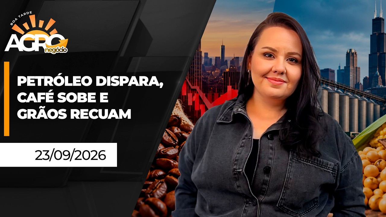 BOA TARDE AGRO - Petróleo dispara, café sobe e grãos recuam