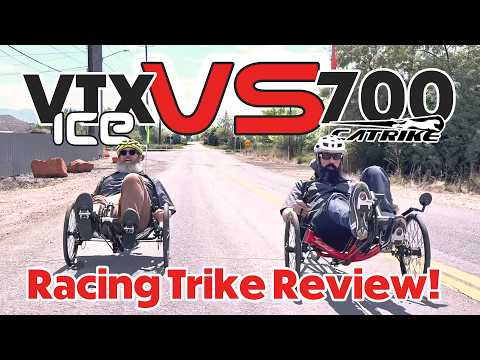 Comfort or SPEED!? Catrike 700 vs ICE VTX Racing Recumbent Trikes Ride & Review