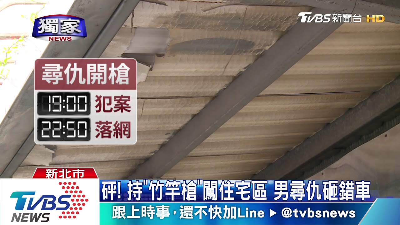 糗!開槍又砸車 男尋仇找錯人!躲3小時落網