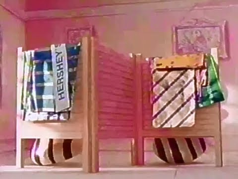 Hershey's Kisses Hershey's Hugs Are Getting Dressed For Easter 1993 TV Commercial HD