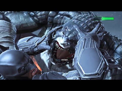 BATMAN Vs KILLER CROC Full Boss Fight - Batman Arkham Origins HD Gameplay