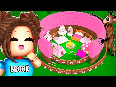 We Built The SAFEST GIRLS ONLY BASE In 99 Nights In The Forest!