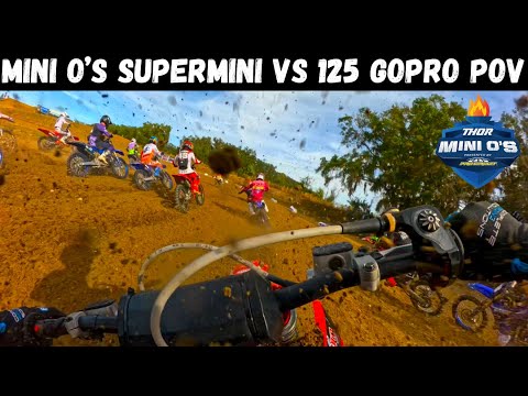 Supermini vs 125’s vs CRASH at Mini O’s in Schoolboy 1 with Chase Dashiell (GoPro POV)