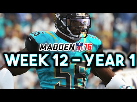 Madden 16 Jaguars Connected Franchise Year 1 - Week 12 vs Chargers (Ep.12)