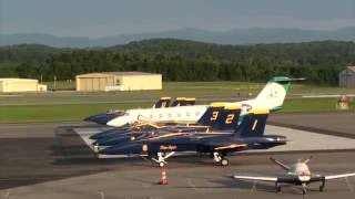 Blue Angels Startup and Departure from Tri-Cities Airport Blue Angels Startup and Departure from Tri-Cities Airport