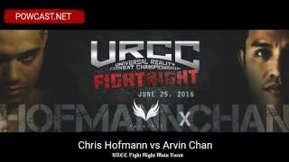 URCC Hofmann vs Chan Exchanges Verbal Jabs
