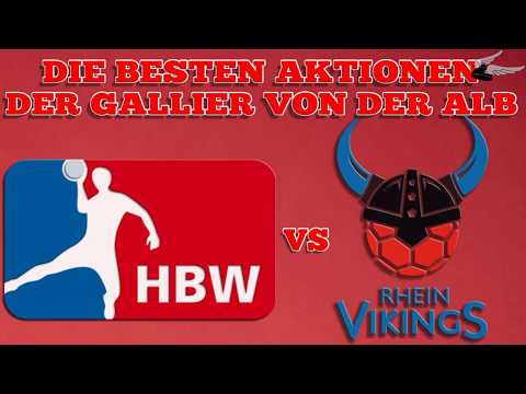 Die besten Aktionen der Gallier von der Alb aus dem Spiel gegen den HC Rhein Vikings