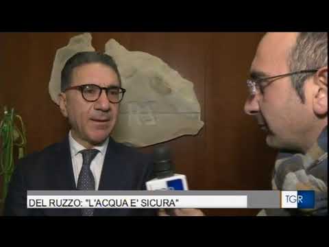 Misure per la sicurezza del sistema idrico del Gran Sasso (intervista della TgR Abruzzo del 23 novembre 2017)