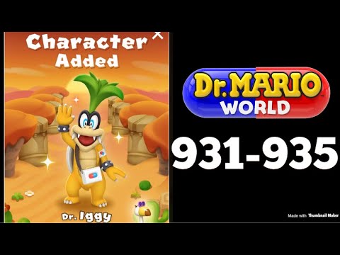 Dr. Mario World - Levels 931, 932, 933, 934, and 935 (3 Stars)