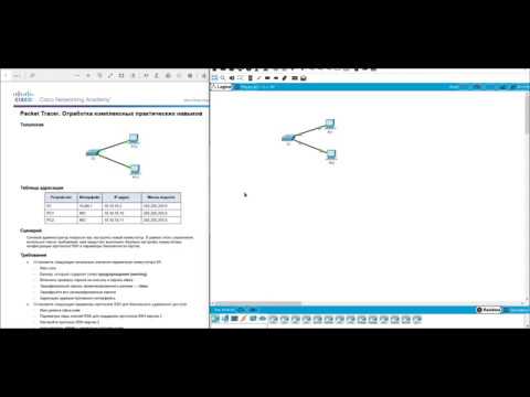 Лабораторная работа Cisco RS2 5.3.1.2