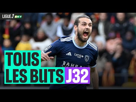 Tous les buts de la 32ème journée - Ligue 2 BKT 24/25