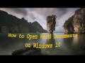How To Open Word Document In Windows 10