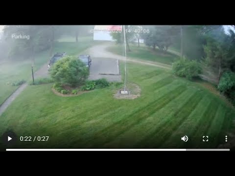 Greyline DX Flagpole Antenna during Tropical Storm Cristabol June 2020