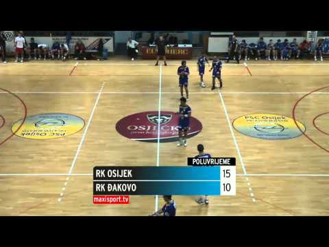 RK OSIJEK - RK DJAKOVO, 1.Hrvatska rukometna liga, 11.kolo