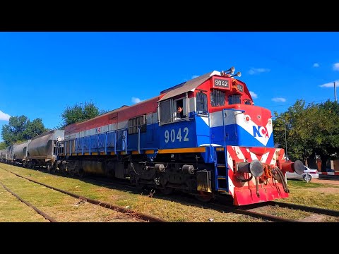 [4K] Tren de tolvas graneras de NCA con destino a Bell Ville pasando por Marcos Juárez!!!!!!