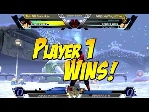 TM/NB StaticAlpha vs NB/DCB BodyWeightCreed - Godlike Saturday UMVC3 11/5/16