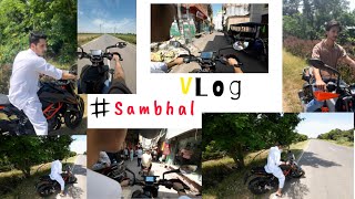 Sambhal City bike Vlog. Riding My duke 390 #trending #duke390 #bike #summer