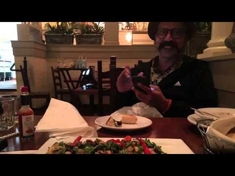 Indians eat with their hands in Olive Garden