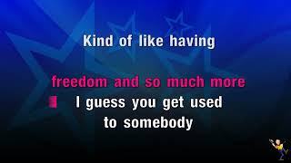 You Get Used To Somebody - Tim McGraw (KARAOKE)