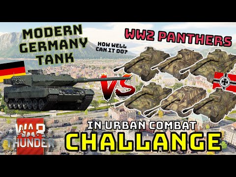 WW2 PANTHERS VS MODERN GERMANY TANK - How Well Can Modern Germany Do Against its Past? - WAR THUNDER