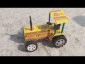 How To Make A Matchbox Tractor Easy Way Make A Mini Tractor At Home