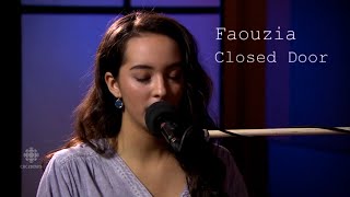 Kadr z teledysku Closed Door tekst piosenki Faouzia