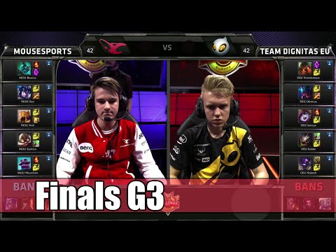 Mousesports vs Dignitas EU | Game 3 Grand Finals S5 EUCS Summer 2015 | MOU vs DEU G3 Final EUCS