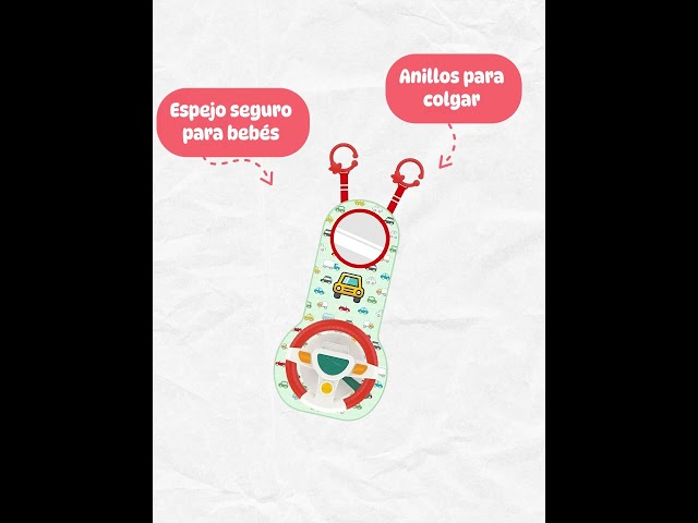 Vídeo relacionado con MagiDeal Volante Musical de Carreras, Juguete Educativo con Sonido, Juego Interactivo de simulación de conducción para niños Mayores de 3 años.