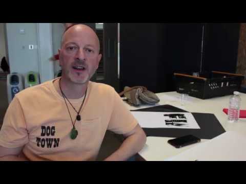 DM18- Swifty and Malcolm Garrett lead a workshop on protest at Salford University