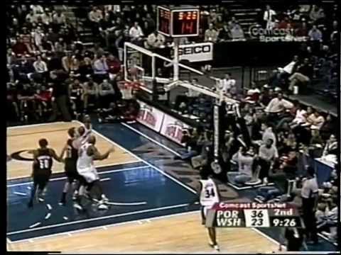 Portland Trail Blazers at Washington Wizards, December 10, 2002